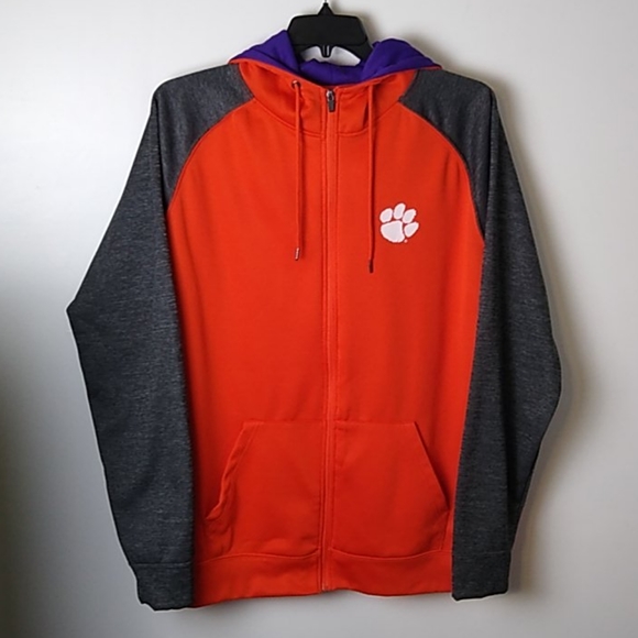 Colosseum Other - Men's Colosseum Clemson Tigers Full Zip Hoodie